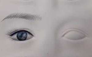 纹绣仿皮练习