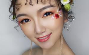 鲜花新娘唯美造型